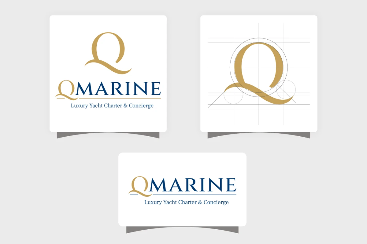 costruzione logo qmarine