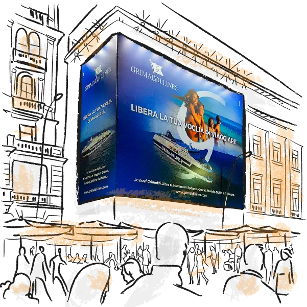 Campagne pubblicitarie Napoli - Grimaldi Lines