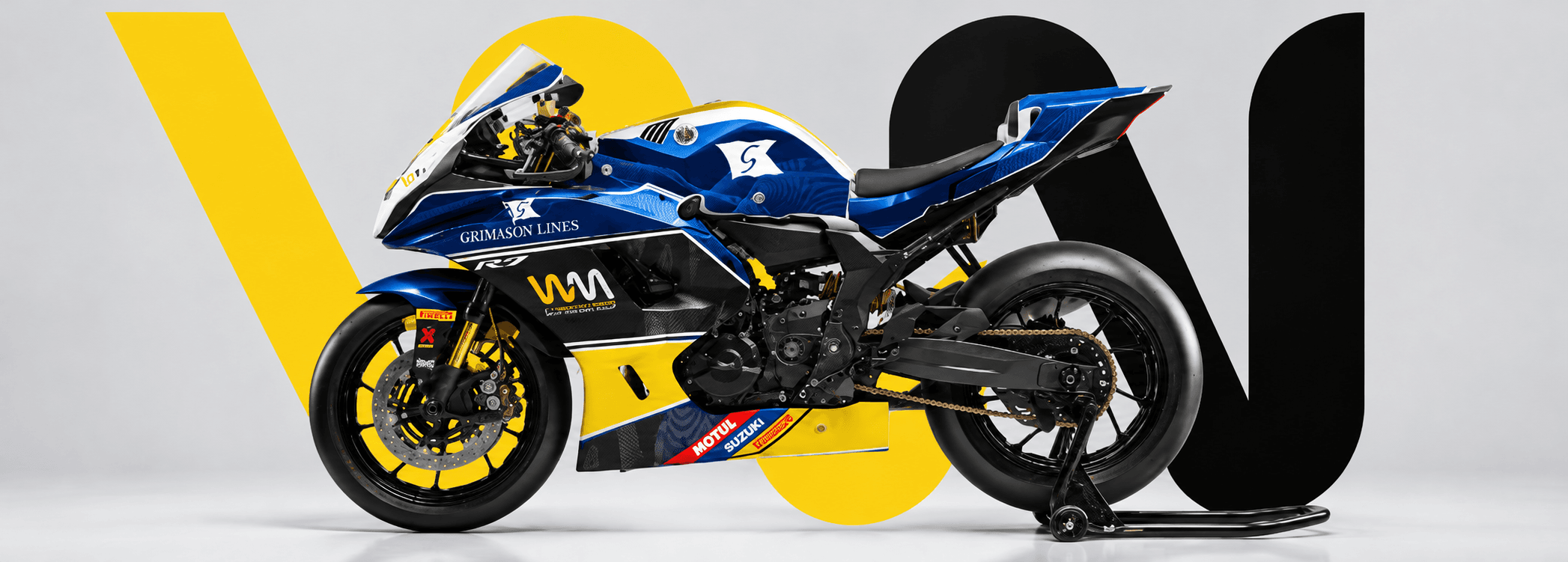 Yamaha R7 personalizzata Grimaldi Lines