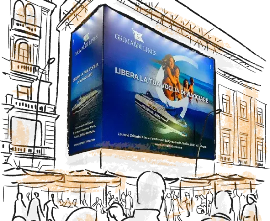Campagne pubblicitarie Napoli - Grimaldi Lines
